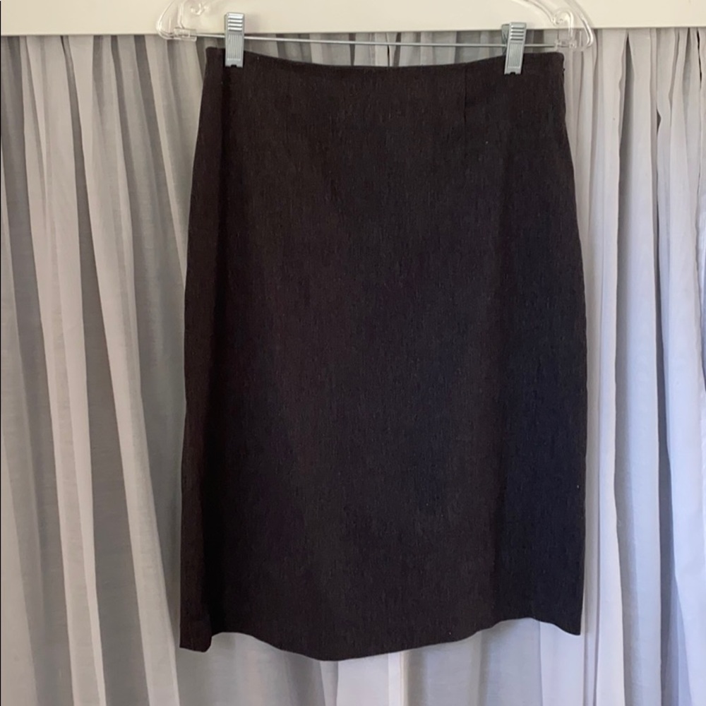 Gray Pencil Skirt